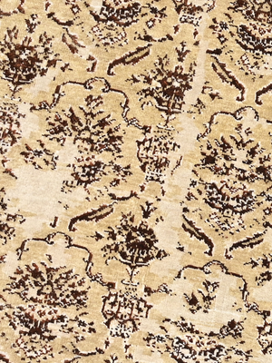Thalen Hand-knotted Wool & Bamboo Silk Rug - Beige