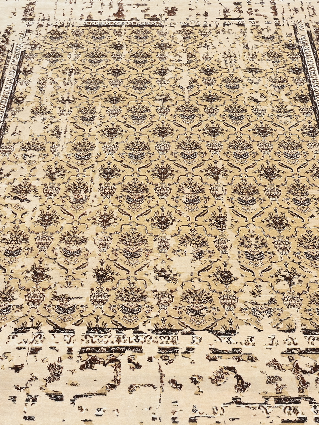 Thalen Hand-knotted Wool & Bamboo Silk Rug