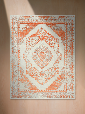 Elira Hand-knotted Wool & Bamboo Silk Rug - Off-White