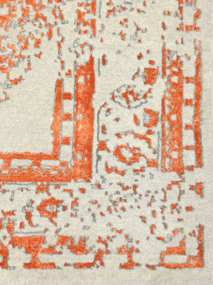 Elira Hand-knotted Wool & Bamboo Silk Rug - Off-White