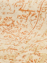 Samar Orange Wool & Bamboo Silk Hand-Knotted Rug