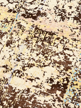 Sorevik Hand-Knotted Wool & Bamboo Silk Rug - Beige