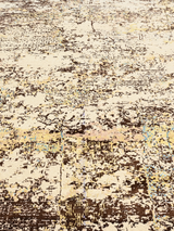 Sorevik Hand-Knotted Wool & Bamboo Silk Rug - Beige