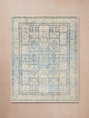 Tarini Wool & Bamboo Silk Hand-Knotted Rug - Cream