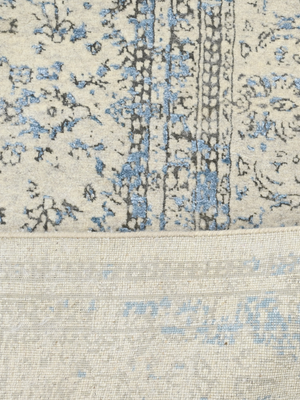 Tarini Wool & Bamboo Silk Hand-Knotted Rug - Cream