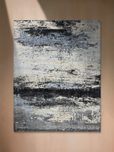 Mirell Hand-Knotted Wool & Bamboo Silk Rug - Grey