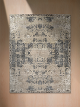 Torven Hand-Knotted Wool & Bamboo Silk Rug - Brown