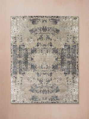 Torven Hand-Knotted Wool & Bamboo Silk Rug - Brown