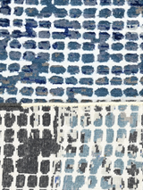 Elvian Hand-Knotted Wool & Bamboo Silk Rug - Blue