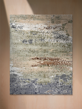 Mirelith Hand-Knotted Wool & Bamboo Silk Rug - Beige