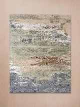 Mirelith Hand-Knotted Wool & Bamboo Silk Rug - Beige