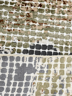 Mirelith Hand-Knotted Wool & Bamboo Silk Rug - Beige