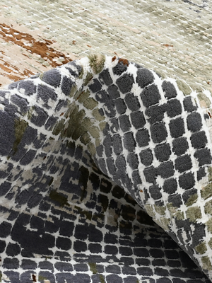 Mirelith Hand-Knotted Wool & Bamboo Silk Rug - Beige