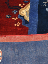 Rovira Hand-Knotted Wool & Bamboo Silk Rug - Burgundy