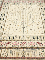 Tarev Hand-Knotted Wool & Bamboo Silk Rug - Off White