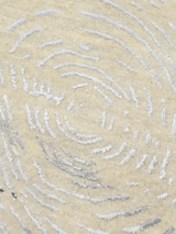 Luvane Hand-knotted Wool & Bamboo Silk Rug - Beige