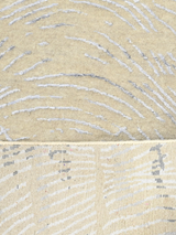 Luvane Hand-knotted Wool & Bamboo Silk Rug - Beige