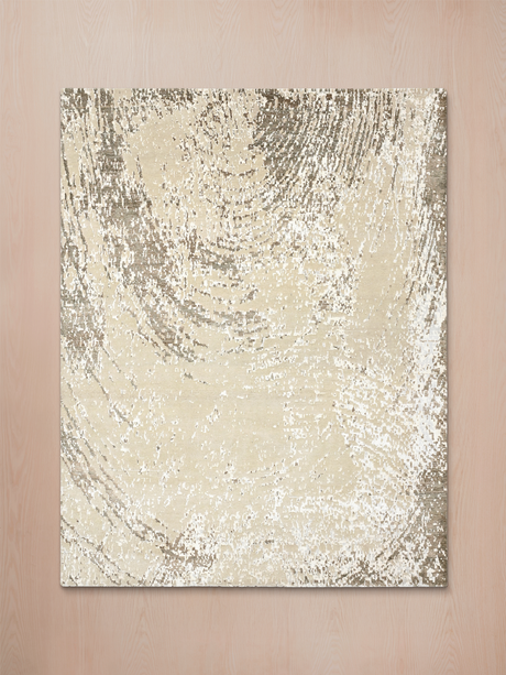 Ferona Hand-knotted Wool & Bamboo Silk Rug - Beige