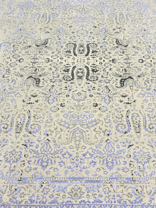 Reza Wool & Bamboo Silk Hand-Knotted Rug