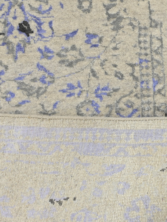 Reza Wool & Bamboo Silk Hand-Knotted Rug
