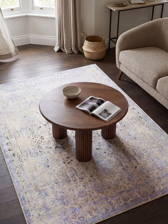 Reza Wool & Bamboo Silk Hand-Knotted Rug