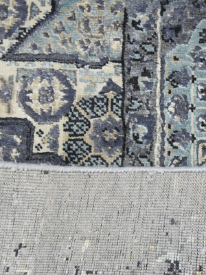 Lyven Hand-knotted Wool & Bamboo Silk Rug - Grey