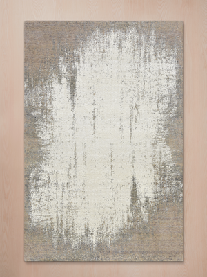 Avorin Hand-Knotted Wool & Bamboo Silk Rug - Off-White