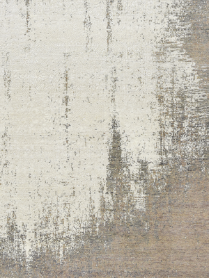 Avorin Hand-Knotted Wool & Bamboo Silk Rug - Off-White