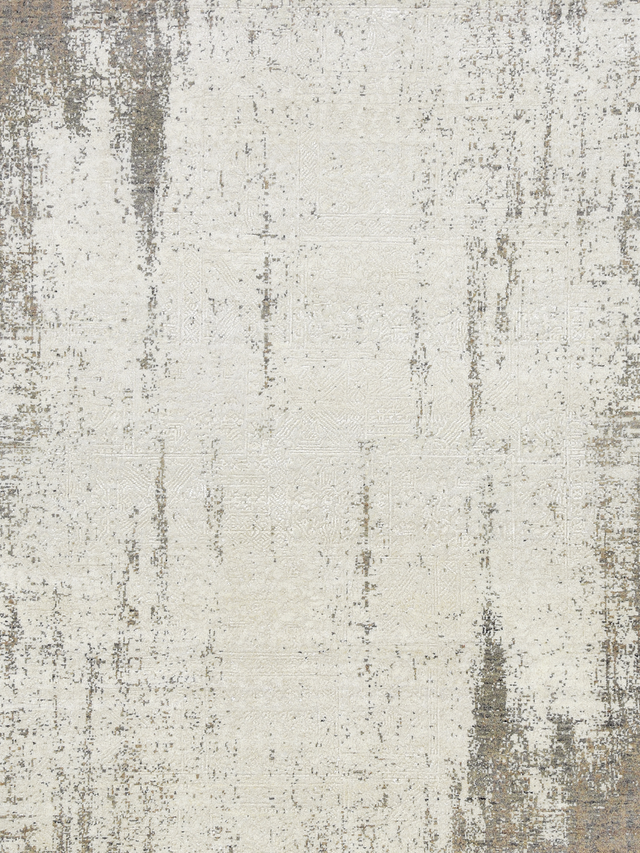 Avorin Hand-Knotted Wool & Bamboo Silk Rug - Off-White