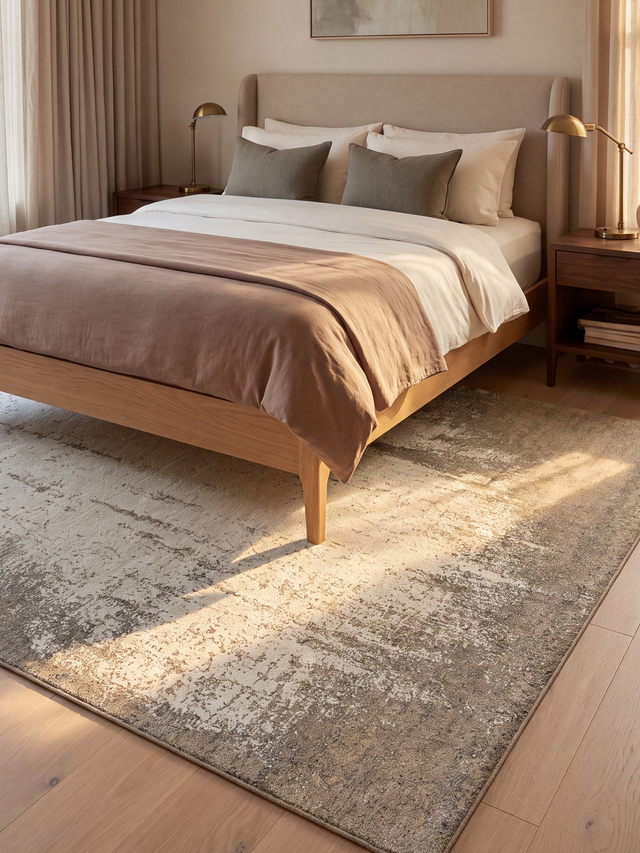 Avorin Hand-Knotted Wool & Bamboo Silk Rug - Off-White