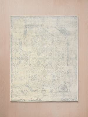 Oryn Wool & Bamboo Silk Hand-Knotted Rug - Beige