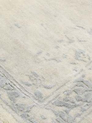 Oryn Wool & Bamboo Silk Hand-Knotted Rug - Beige