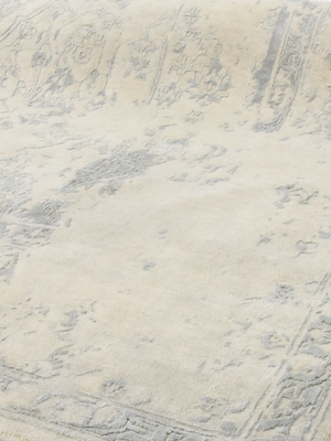 Oryn Wool & Bamboo Silk Hand-Knotted Rug - Beige