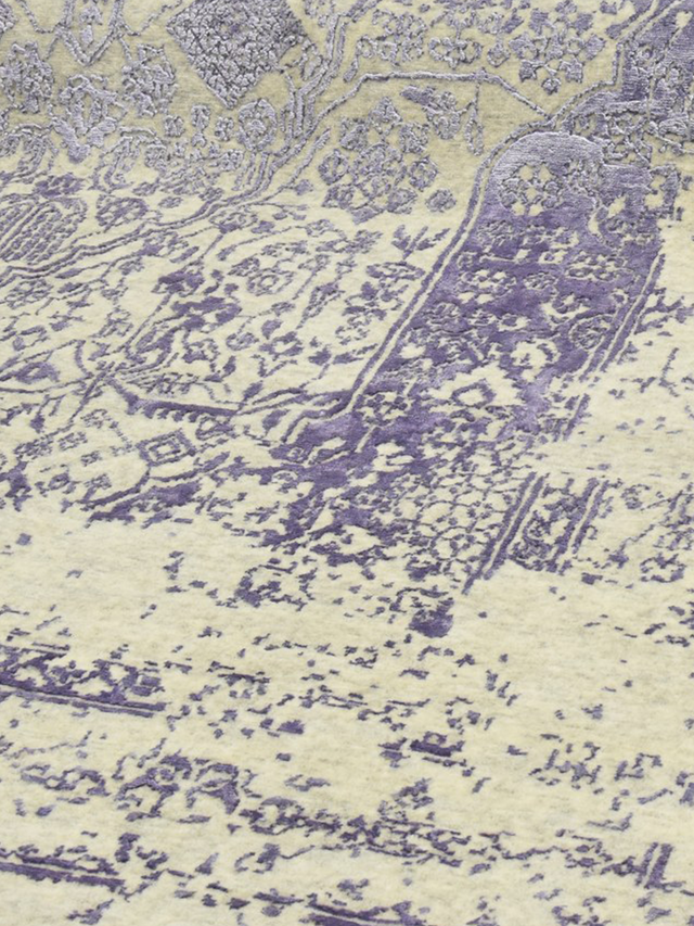 Saru Wool & Bamboo Silk Hand-Knotted Rug