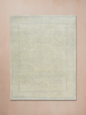 Gara Wool & Bamboo Silk Hand-Knotted Rug - Beige