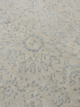 Gara Wool & Bamboo Silk Hand-Knotted Rug - Beige