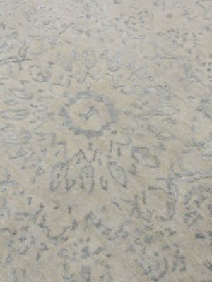 Gara Wool & Bamboo Silk Hand-Knotted Rug - Beige