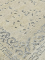 Gara Wool & Bamboo Silk Hand-Knotted Rug - Beige
