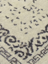 Gara Wool & Bamboo Silk Hand-Knotted Rug - Cream