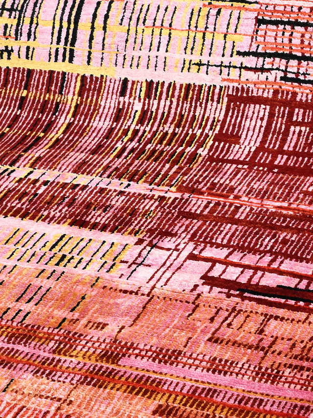 Tavira Hand-knotted Wool & Bamboo Silk Rug - Multi