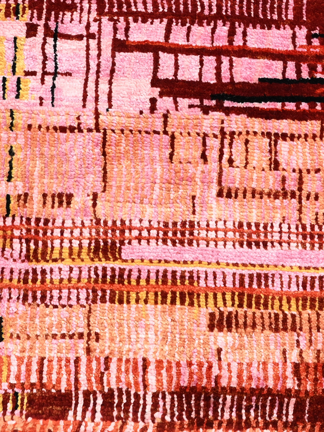 Tavira Hand-knotted Wool & Bamboo Silk Rug - Multi