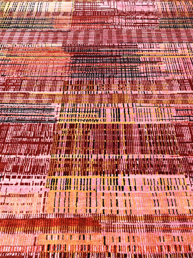 Tavira Hand-knotted Wool & Bamboo Silk Rug - Multi