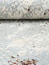 Rovelle Hand-Knotted Wool & Bamboo Silk Rug - Grey