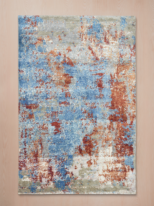 Elvora Hand-Knotted Wool & Bamboo Silk Rug
