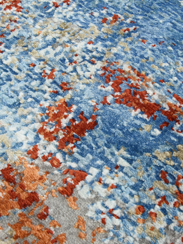 Elvora Hand-Knotted Wool & Bamboo Silk Rug