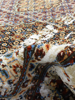 Varos Hand-knotted Wool & Bamboo Silk Rug - Brown