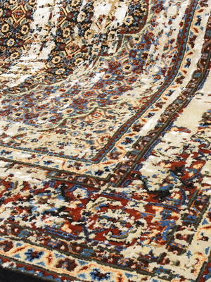 Varos Hand-knotted Wool & Bamboo Silk Rug - Brown