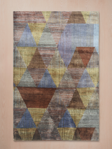 Corvin Hand-knotted Wool & Bamboo Silk Rug - Multi