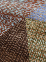 Corvin Hand-knotted Wool & Bamboo Silk Rug - Multi