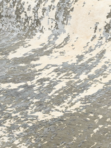 Norell Hand-Knotted Wool & Bamboo Silk Rug - Stone Grey